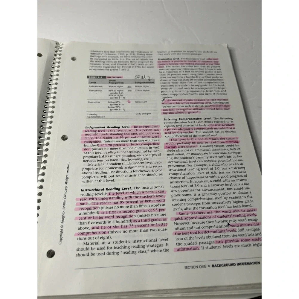 Informal Reading Inventory: Preprimer to Twelfth Grade, Sixth Edition - GOOD